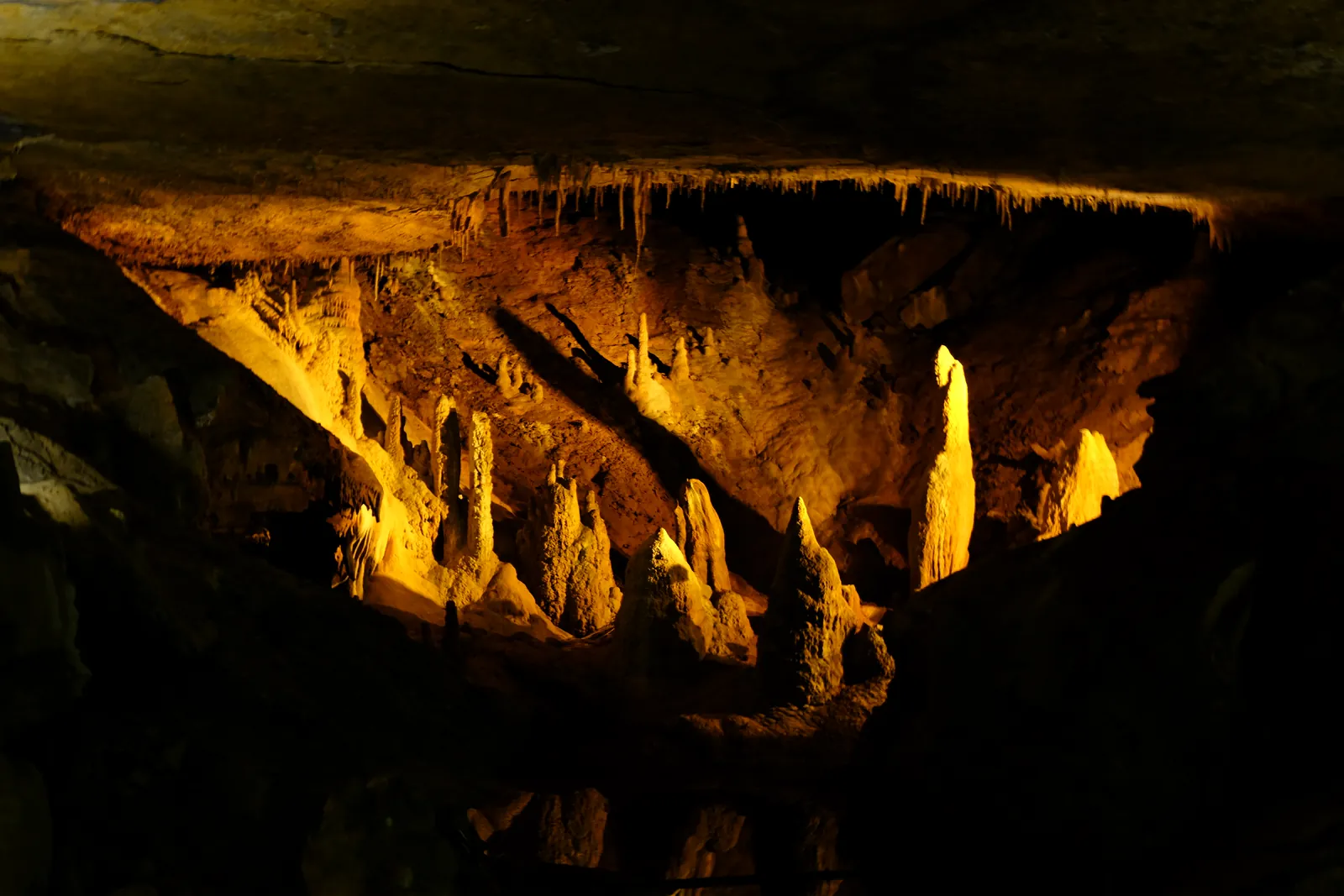 Interior of Forbidden Caverns in Sevierville